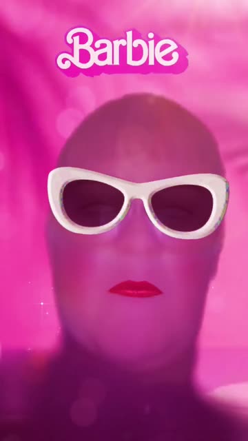 Preview for a Spotlight video that uses the Barbie Girl Lens