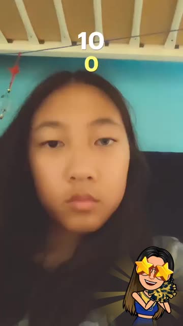 Preview for a Spotlight video that uses the Fast Blink Challenge Lens