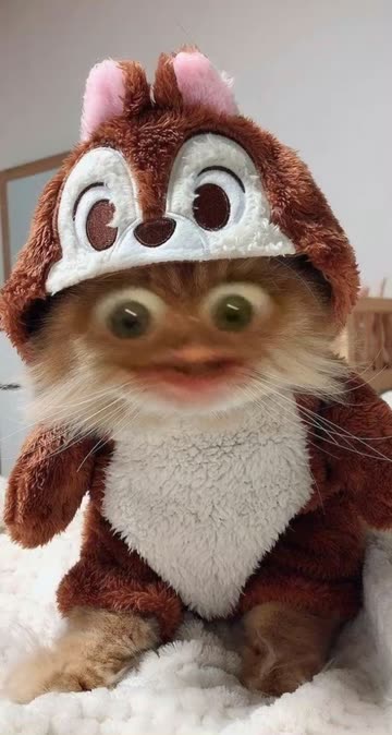 Preview for a Spotlight video that uses the Chipmunk Cat Lens
