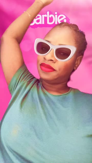 Preview for a Spotlight video that uses the Barbie Girl Lens