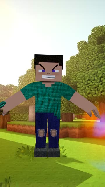 Preview for a Spotlight video that uses the Minecraft Lens