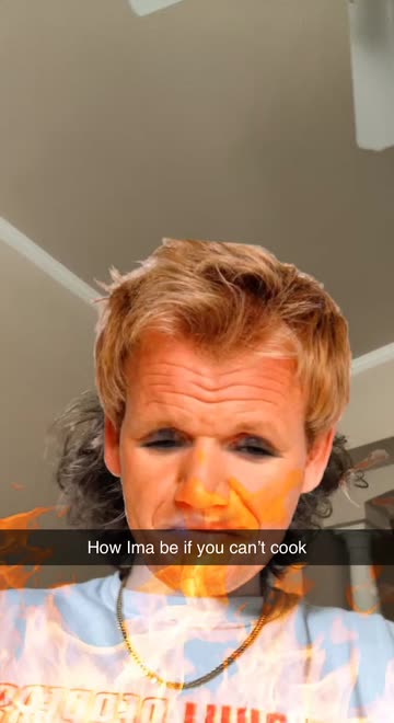 Preview for a Spotlight video that uses the gordon ramsay Lens