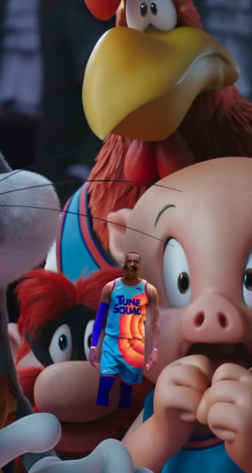 Preview for a Spotlight video that uses the Space Jam Lebron Lens