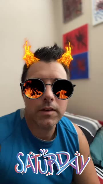Preview for a Spotlight video that uses the Burning flame Lens