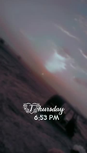 Preview for a Spotlight video that uses the BLURY DAY TINME Lens