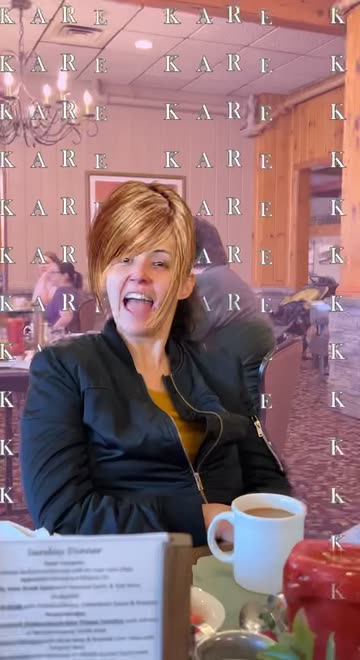 Preview for a Spotlight video that uses the Karen Hair Lens