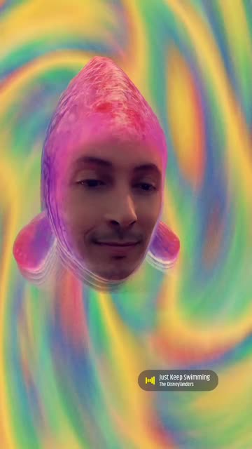 Preview for a Spotlight video that uses the Rainbow Fish Lens