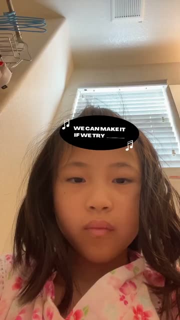 Preview for a Spotlight video that uses the Finish The Lyrics Lens