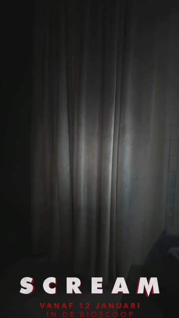 Preview for a Spotlight video that uses the Scream Ghostface Lens