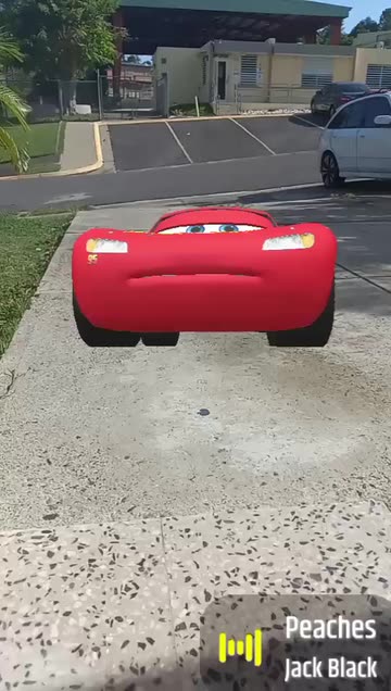 Preview for a Spotlight video that uses the Lightning McQueen Lens