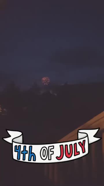 Preview for a Spotlight video that uses the Fourth of july Lens
