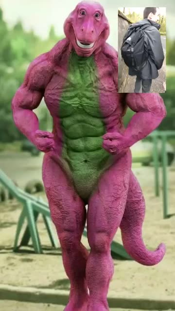 Preview for a Spotlight video that uses the Buff Barney Lens
