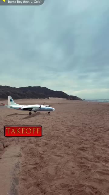 Preview for a Spotlight video that uses the Plane Takoff Lens