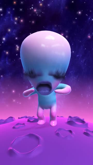 Preview for a Spotlight video that uses the Dance, Alien, Dance! Lens