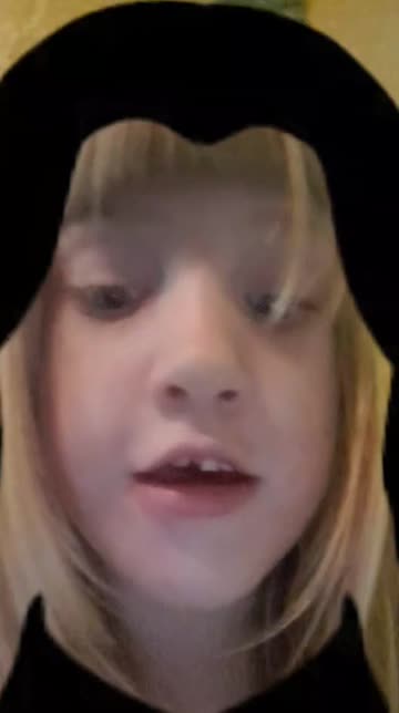 Preview for a Spotlight video that uses the Wednesday Addams Lens
