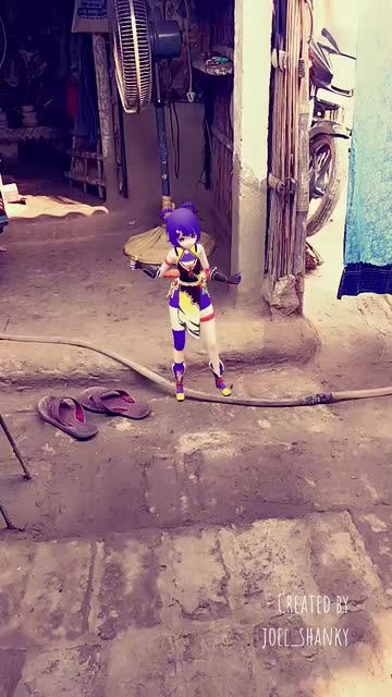 Preview for a Spotlight video that uses the Anime Girl Dance Lens