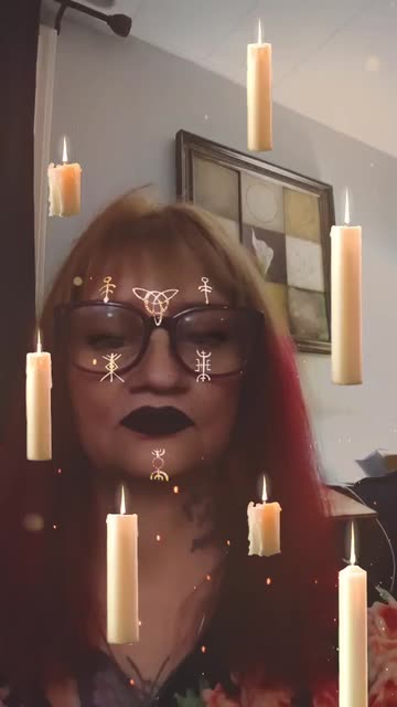 Preview for a Spotlight video that uses the Flying Candles 🕯 Lens