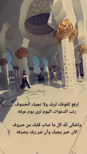 Preview for a Spotlight video that uses the Zayed Mosque Lens