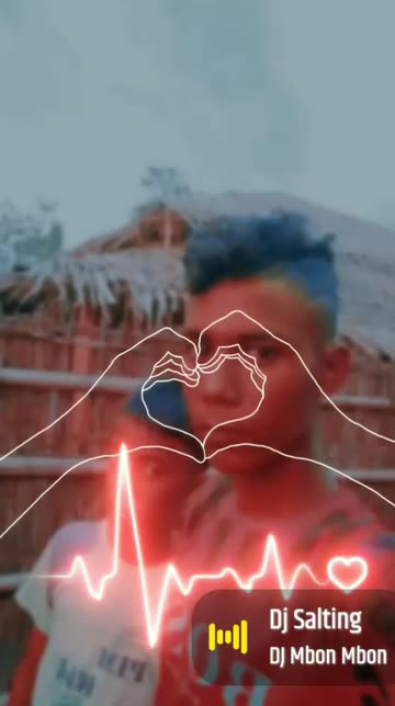 Preview for a Spotlight video that uses the Neon Heart Beat Lens