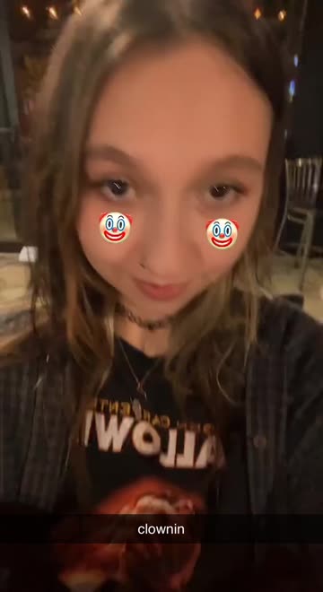 Preview for a Spotlight video that uses the Clown Vibez Lens