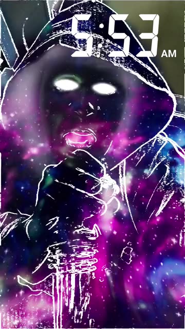 Preview for a Spotlight video that uses the Galaxy Skin Lens