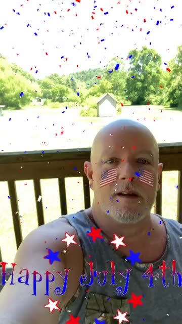 Preview for a Spotlight video that uses the Fourth Of July Lens