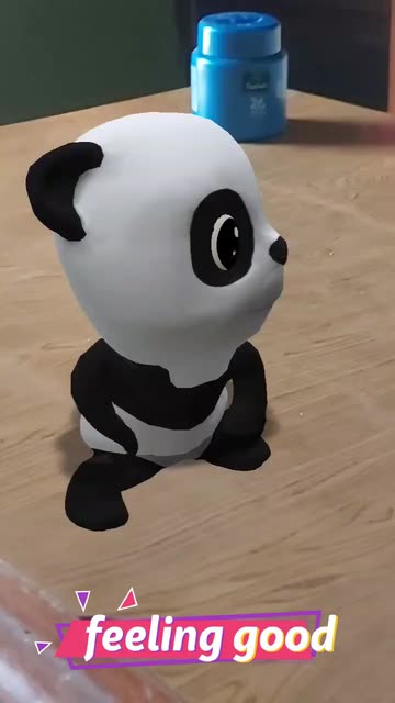 Preview for a Spotlight video that uses the Twerking Panda Lens