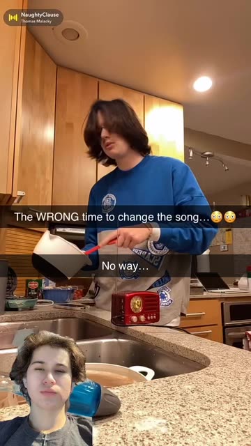 Spotlight content by a Snapchat user
