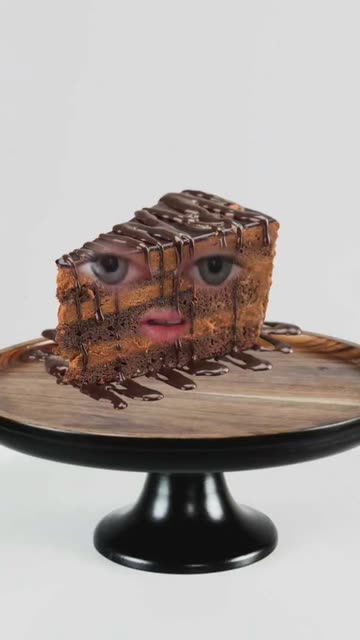 Preview for a Spotlight video that uses the Cake on Tray Lens