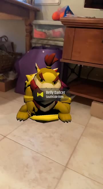 Preview for a Spotlight video that uses the Hip Hop Bowser Jr Lens