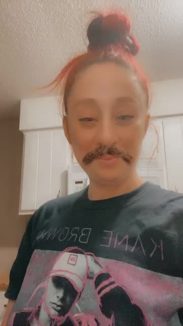 Preview for a Spotlight video that uses the Mustaches Lens