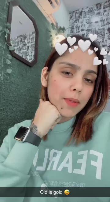 Preview for a Spotlight video that uses the Soft Cold Heart Lens