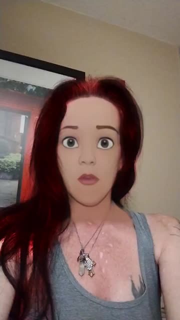 Preview for a Spotlight video that uses the Cartoon Mermaid Lens