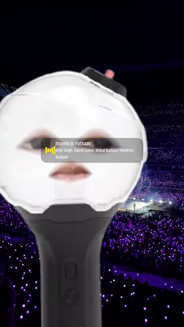 Preview for a Spotlight video that uses the BTS Lightstick Lens