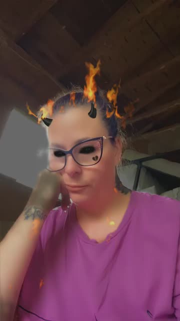 Preview for a Spotlight video that uses the Flaming Demon Lens