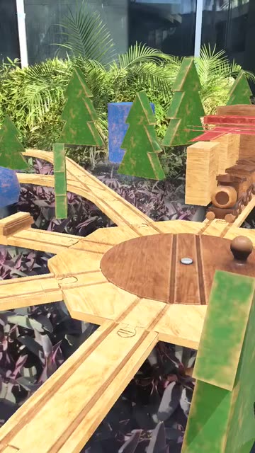Preview for a Spotlight video that uses the toy Train test Lens