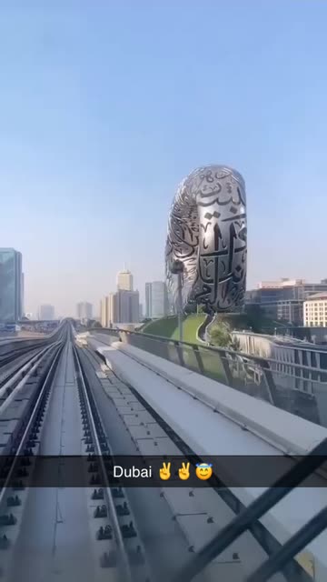 Preview for a Spotlight video that uses the Dubai Metro Lens