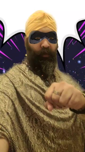 Preview for a Spotlight video that uses the Secret Superhero Lens