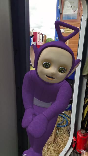 Preview for a Spotlight video that uses the Teletubbies Lens