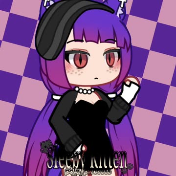 gacha club black dress ANNA WILLIAMS IN GACHA CLUB VERSION!