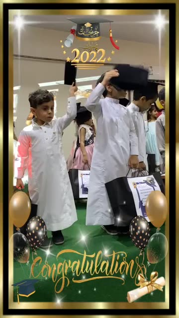 Preview for a Spotlight video that uses the Graduation 2022 Lens