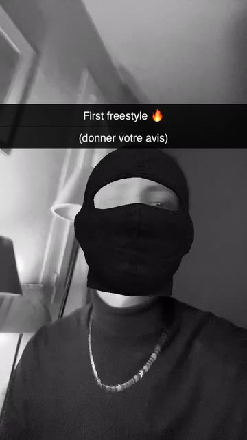 Preview for a Spotlight video that uses the balaclava Lens