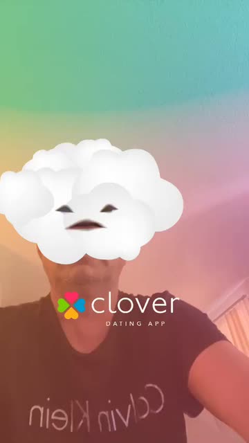Preview for a Spotlight video that uses the Cloud Face Lens