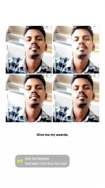 Preview for a Spotlight video that uses the Give Me My Awards Lens