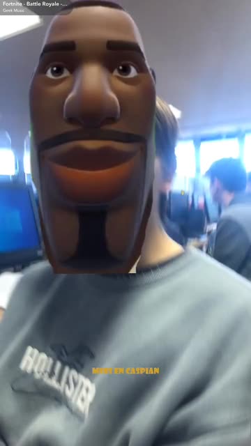 Preview for a Spotlight video that uses the FortniteDefaultBoi Lens