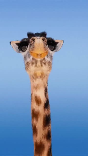 Preview for a Spotlight video that uses the Cute Giraffe  Lens