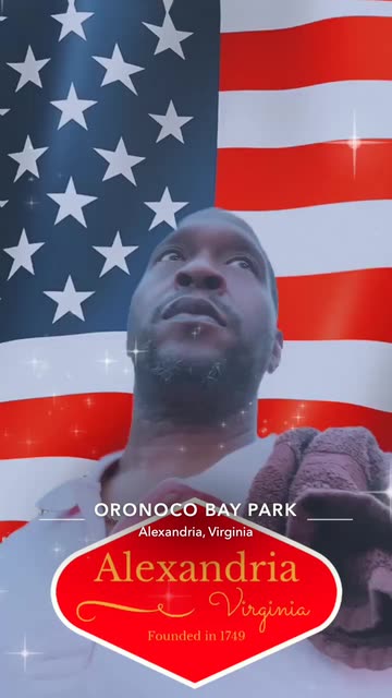 Preview for a Spotlight video that uses the American Flag Background Lens