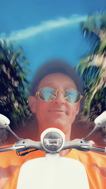 Preview for a Spotlight video that uses the Tropical Ride Lens