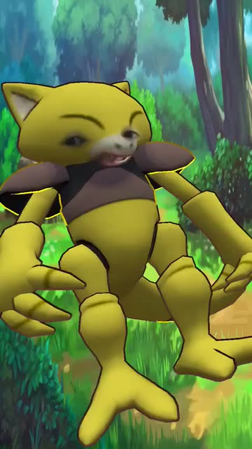 Preview for a Spotlight video that uses the abra pokemon Lens