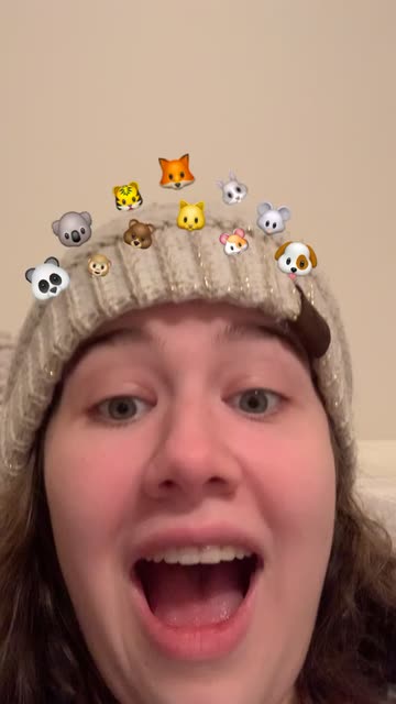 Preview for a Spotlight video that uses the Cute Animals Crown Lens